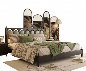 French Style Double Bed-ID:198457967