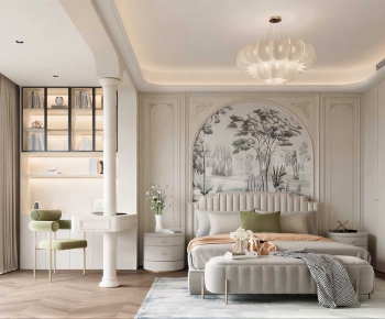 French Style Bedroom-ID:732429989