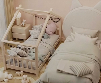 Modern Child's Bed-ID:751938109