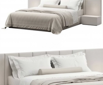 Modern Double Bed-ID:122345925