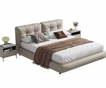 Modern Double Bed-ID:583164933