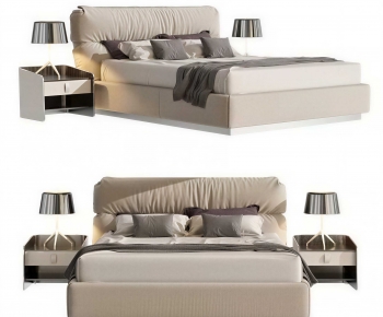Modern Double Bed-ID:656425953