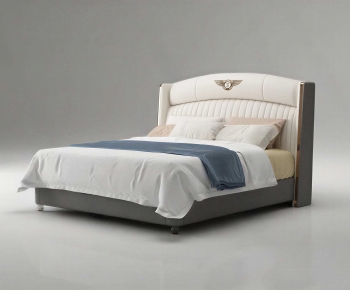Modern Double Bed-ID:780891904