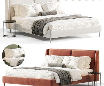 Modern Double Bed-ID:806070095