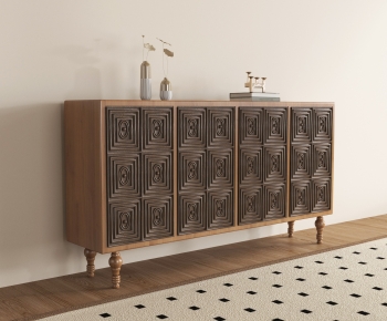 French Style Entrance Cabinet-ID:528409968