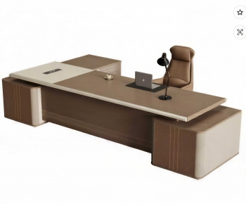 Modern Office Desk And Chair-ID:102379388