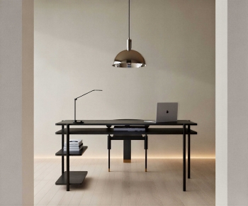 Modern Computer Desk And Chair-ID:566776046
