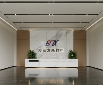 Modern Office Reception Desk-ID:916970011