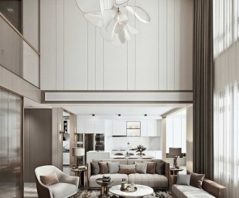 Modern A Living Room-ID:402616981