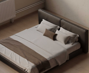 Modern Double Bed-ID:784225946