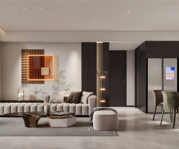 Modern A Living Room-ID:685539237