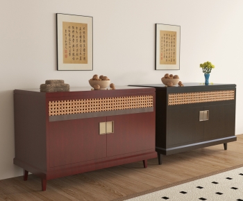 New Chinese Style Side Cabinet-ID:367147922