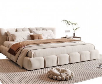 Modern Double Bed-ID:762860864