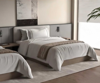Modern Single Bed-ID:158500718