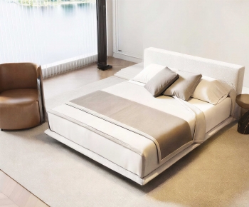 Modern Double Bed-ID:549873118