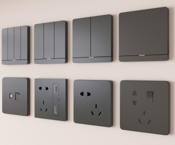 Modern Switch Socket Panel-ID:208626033