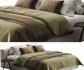 Modern Double Bed-ID:562264926