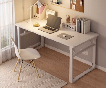 Modern Computer Desk And Chair-ID:728570948