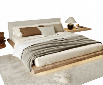Modern Double Bed-ID:133483895