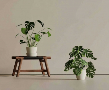 Modern Potted Green Plant-ID:954508075