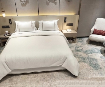 Modern Double Bed-ID:315427067