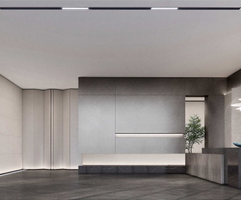 Modern Office Reception Desk-ID:998075961