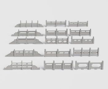New Chinese Style Guardrail-ID:557488924