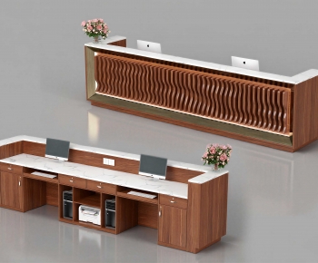 Modern Reception Desk-ID:590282923
