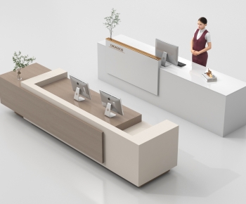 Modern Reception Desk-ID:221259611