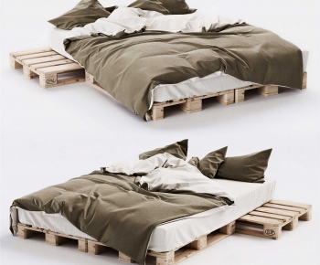 Modern Double Bed-ID:455588102