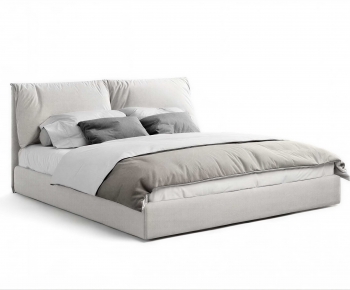 Modern Double Bed-ID:610455041