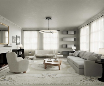 French Style A Living Room-ID:575339845