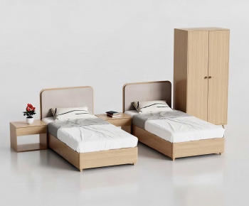 Modern Single Bed-ID:719540121