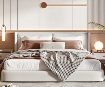 Modern Double Bed-ID:293895961