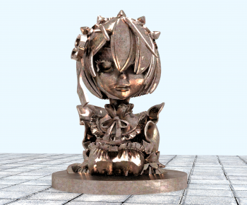 Modern Sculpture Sketch-ID:257972004