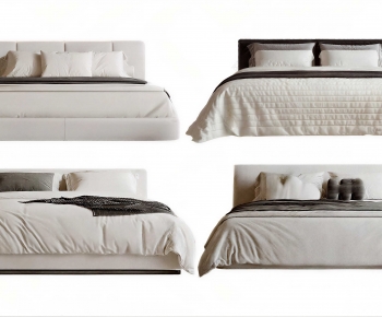 Modern Double Bed-ID:153630024