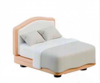 Modern Double Bed-ID:517091049