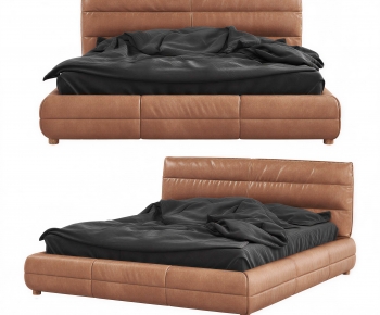 Modern Double Bed-ID:211368086