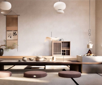 Japanese Style Tea Tables And Chairs-ID:816938992