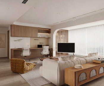 Modern A Living Room-ID:285291916