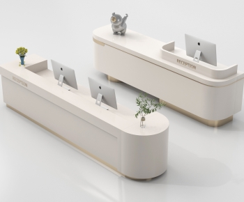 Modern Reception Desk-ID:680872926