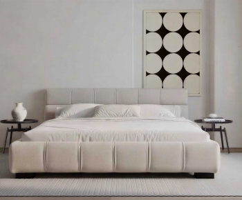 Modern Double Bed-ID:673588047