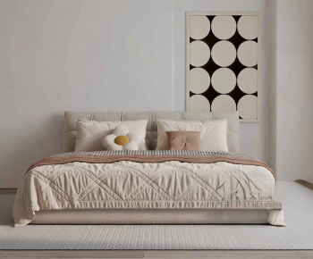 Modern Double Bed-ID:493697887