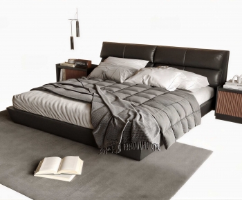 Modern Double Bed-ID:779174099