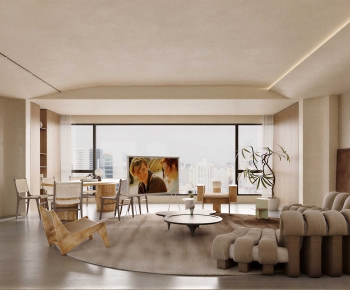 Modern A Living Room-ID:255937106