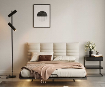 Modern Double Bed-ID:881820926