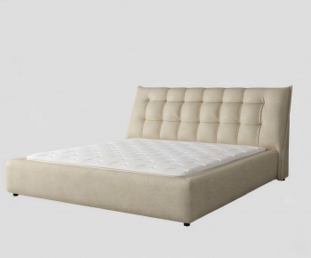 Modern Double Bed-ID:306312088