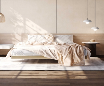 Modern Double Bed-ID:366225006