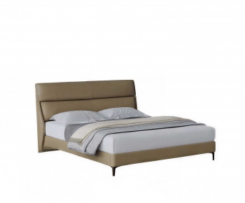 Modern Double Bed-ID:229902033