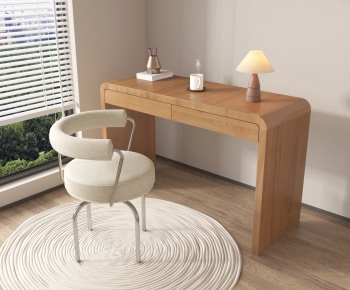 Modern Computer Desk And Chair-ID:594786883